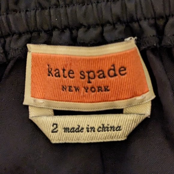 Kate Spade New York - Black Puff Sleeve Blouse - Picture 3 of 7